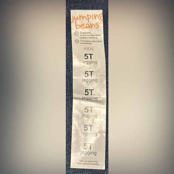 BRAND NEW WITH TAGS: Toddler Girl Jumping Bean Blue Jeans with embroidery - Picture 2 of 8